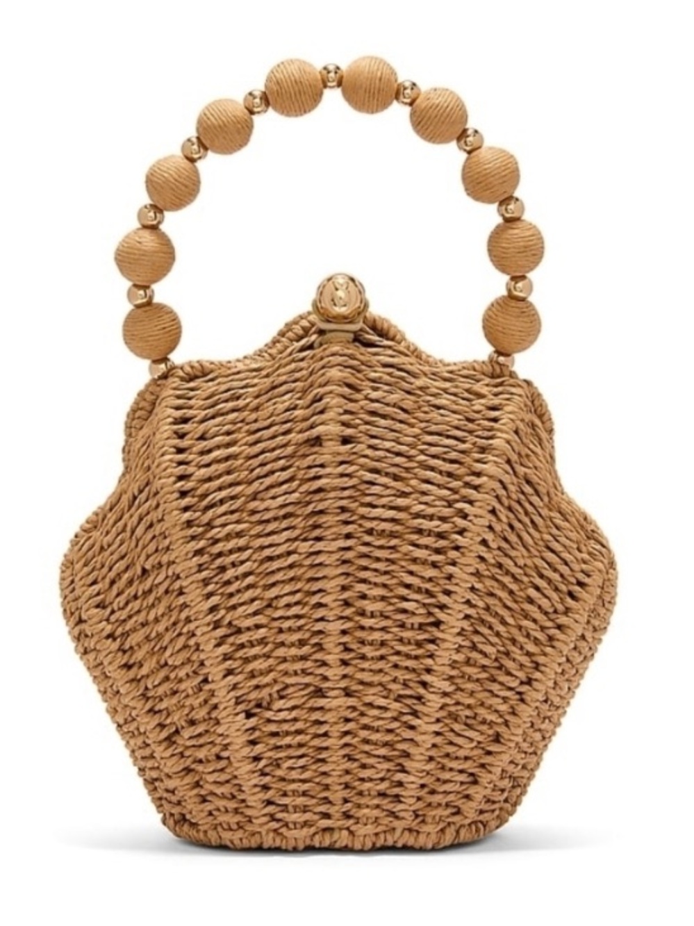 Victoria's Secret Woven Shell Mini Bag in Tan